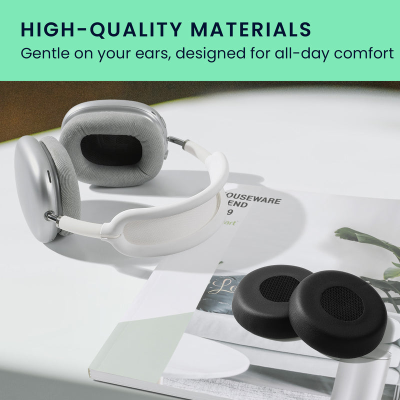 kwmobile Ear Pads for Jabra Evolve 2 75 Ear Cushions Replacement Headphone Spare Parts Over Ear Headphones