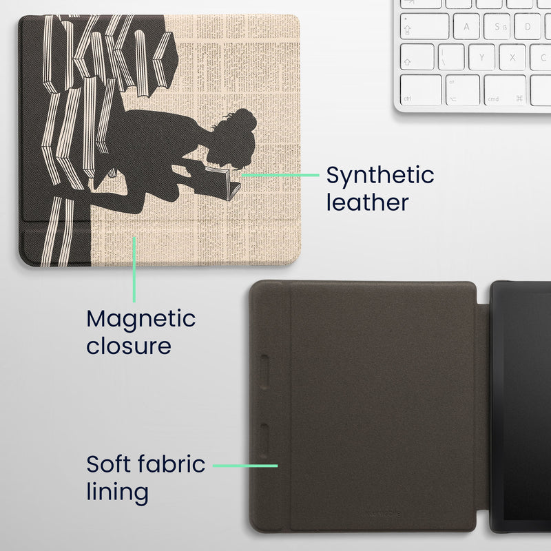 Faux Leather Case compatible with Tolino Epos 3
