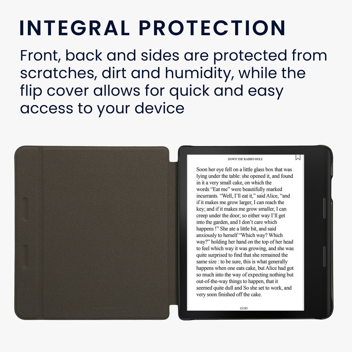 Tolino Epos 3 Faux Leather eReader Case with Auto Sleep Rising Sun