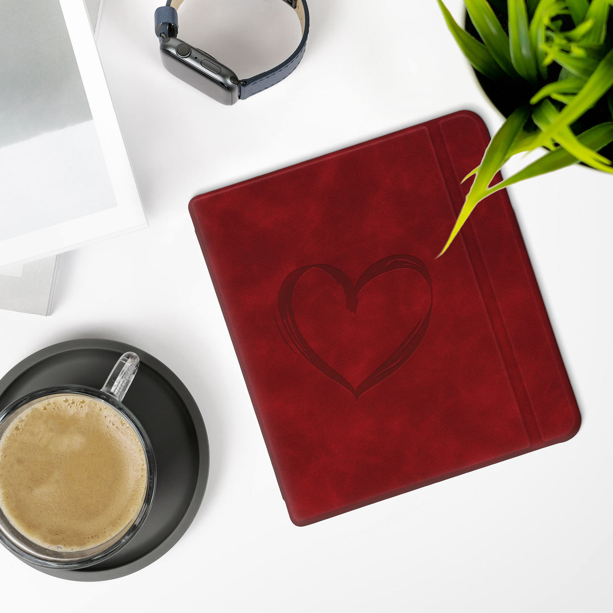 Tolino Epos 3 Faux Leather eReader Case with Auto Sleep Rising Sun
