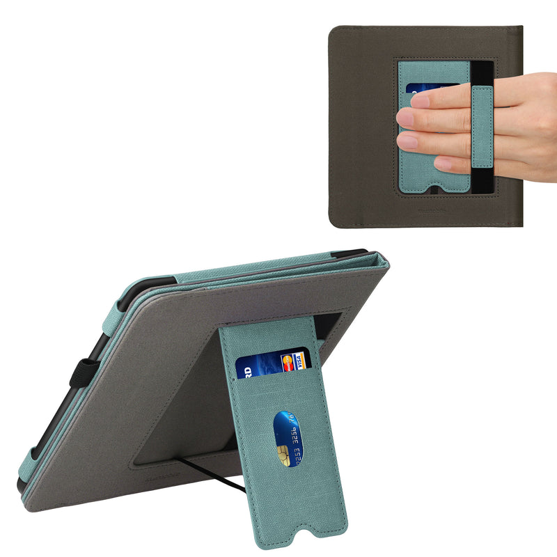 kwmobile Case Compatible with Tolino Epos 3 Case Flip Case with Hand Strap Cover
