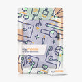 kwmobile Flip Case compatible with Kobo Clara 2E / Tolino Shine 4 - Hand Strap - Cover