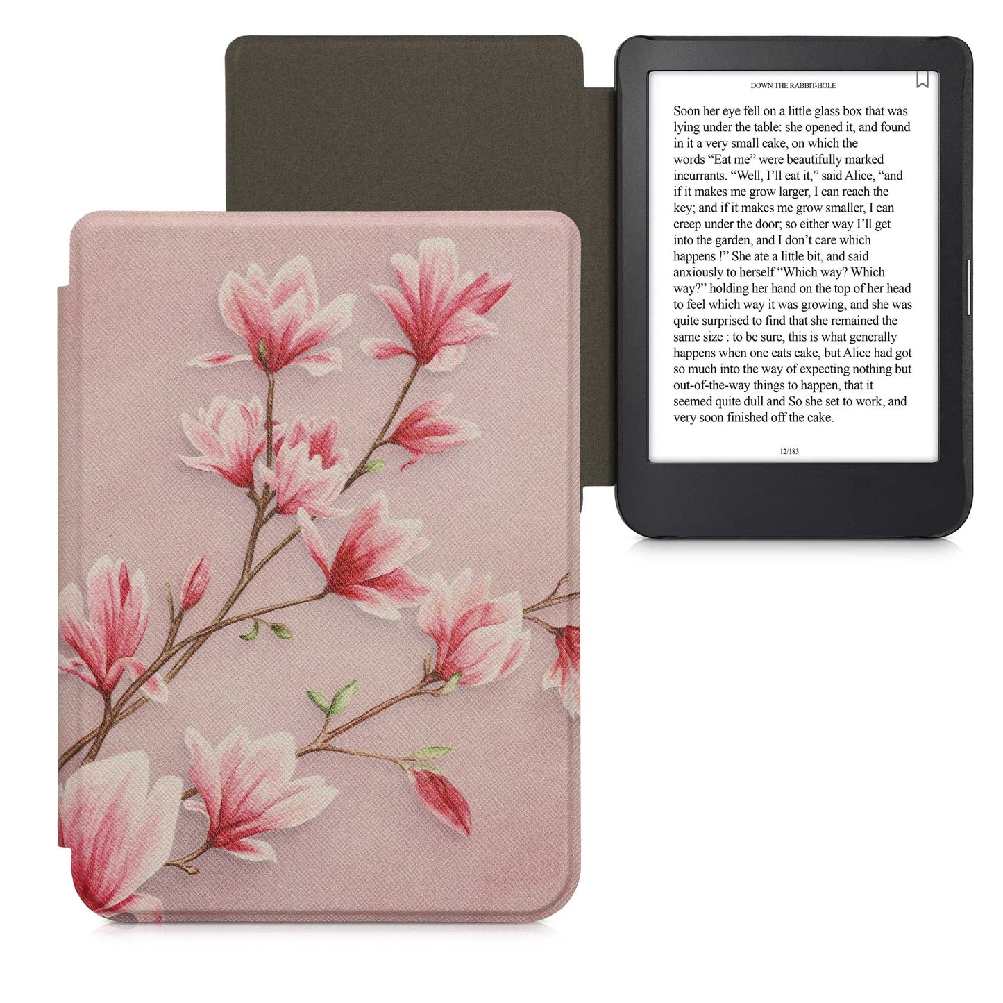 kwmobile Protective Case for Kobo Clara 2E / Tolino Shine 4 Case - eReader Flip Case with Auto Sleep Function