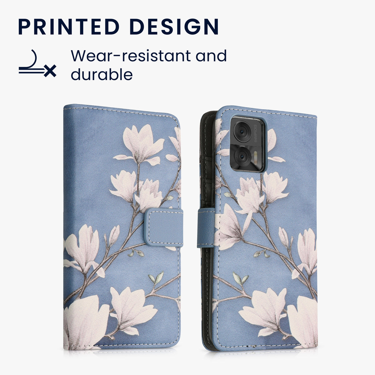 Faux Leather Case compatible with Motorola Edge 30 Neo