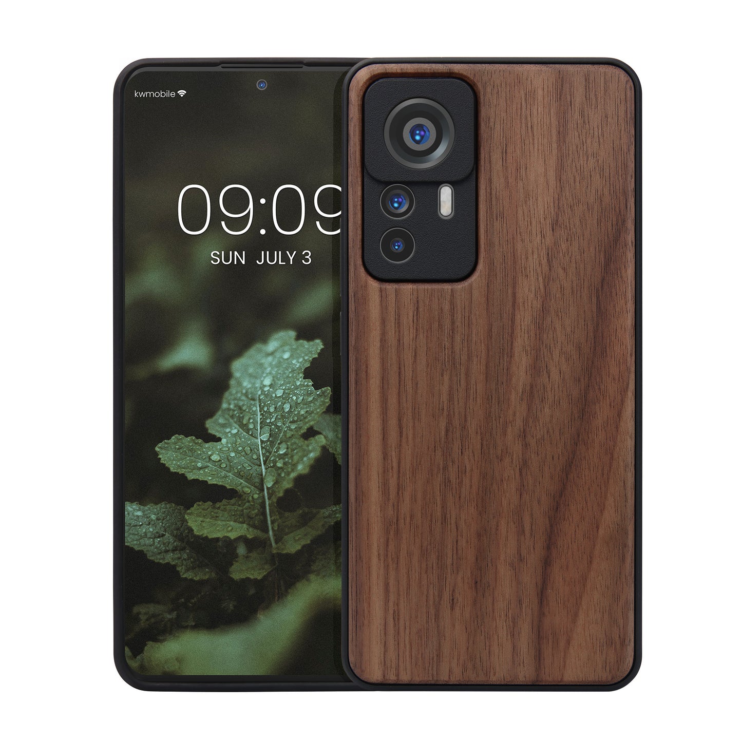 Wooden case with TPU bumper for Xiaomi 12T / 12T Pro Cherry Wood