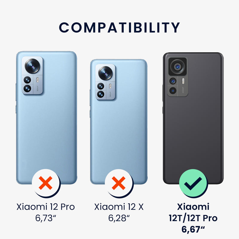 Xiaomi 12T / 12T Pro Shockproof Hard Case with TPU Bumper