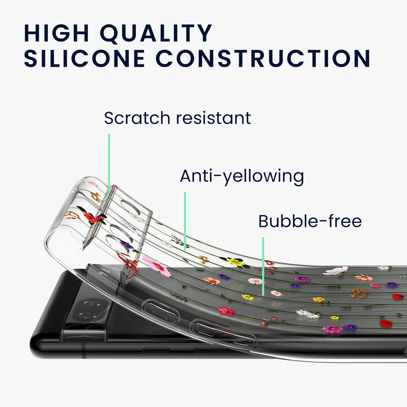 Google Pixel 6a Clear Silicone Phone Case