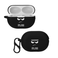 Huawei Freebuds Pro 2 Headphone Case Shockproof with Carabiner Don't Touch My Headphones