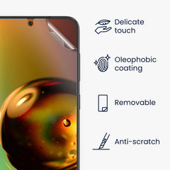 kwmobile Displayschutzfolie kompatibel mit Samsung Galaxy S23 Folie - Schutzfolien Set - Kristallklar - Displayschutz