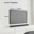 kwmobile 24’’ TV Abdeckung Indoor - Fernseher Hülle Bildschirmschutz Abdeckung - TV Bildschirm Staubschutzhülle