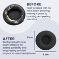 kwmobile Ear Pads for Sony WH-XB700 Headphones Replacement Parts Over Ear Headphones