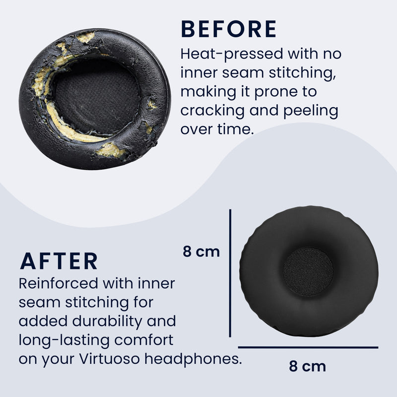 kwmobile Ear Pads for Sony WH-XB700 Headphones Replacement Parts Over Ear Headphones