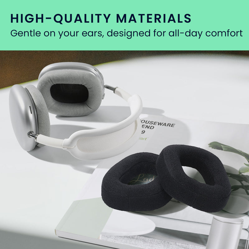kwmobile Ear Pads for Corsair HS80 - Replacement Ear Cushions - Headphone Spare Parts - Replacement Ear Pads for Over Ear Headphones