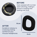 kwmobile Ear Pads for Corsair HS80 - Replacement Ear Cushions - Headphone Spare Parts - Replacement Ear Pads for Over Ear Headphones