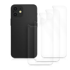 kwmobile Schutzfolie Rückseite kompatibel mit Apple iPhone 12 Folie Backcover Smartphone Handyfolie - Transparent