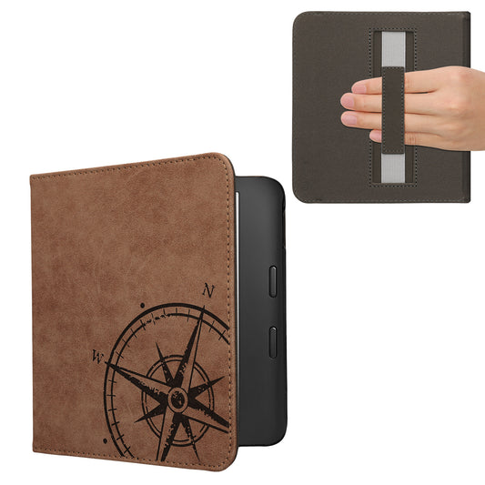 kwmobile Folding Case Compatible with Kobo Libra 2 - eReader Case - with Hand Strap