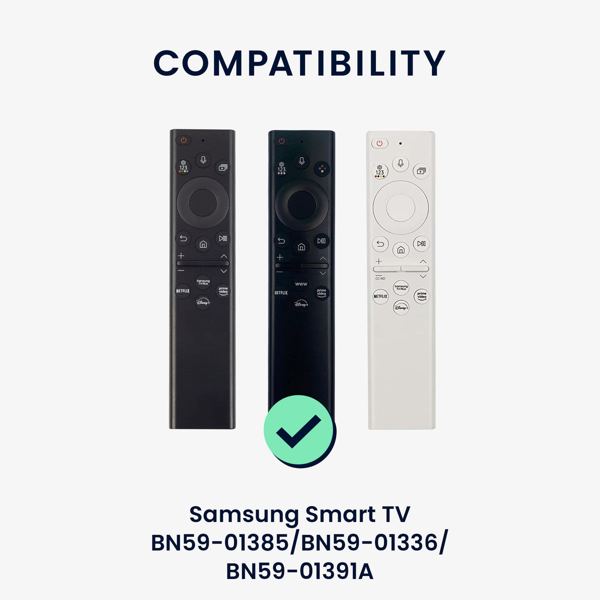 Remote Control Cover for Samsung Smart TV TM2280e BN59-01385 / BN59-01386 / BN59-01391A