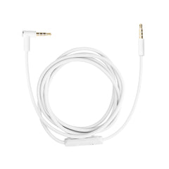 kwmobile Kopfhörerkabel für Beats Studio 3 / Solo 3 / Solo2 / Studio 2 / Studio 1 / Mixr - Ersatz Kabel 140 cm Mikrofon Lautstärkeregler - 3.5mm Klinke Weiß  