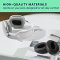 kwmobile Ear Pads for Sennheiser HD 4.50SE / HD 4.40BT / HD 4.30G / HD 4.20S Ear Cushions Replacement Headphone Spare Parts Over Ear Headphones
