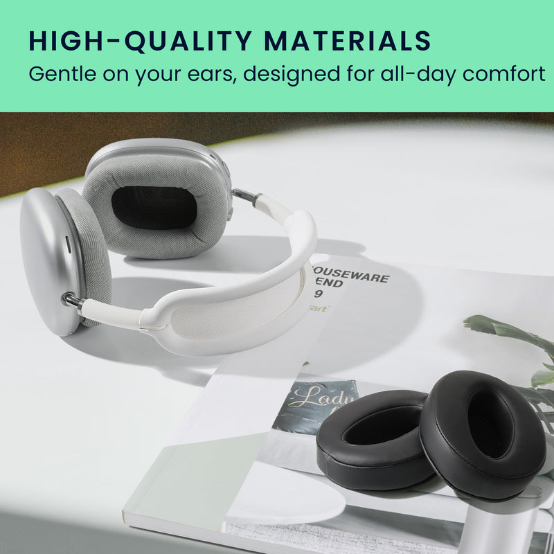 kwmobile Ear Pads for Sennheiser HD 4.50SE / HD 4.40BT / HD 4.30G / HD 4.20S Ear Cushions Replacement Headphone Spare Parts Over Ear Headphones