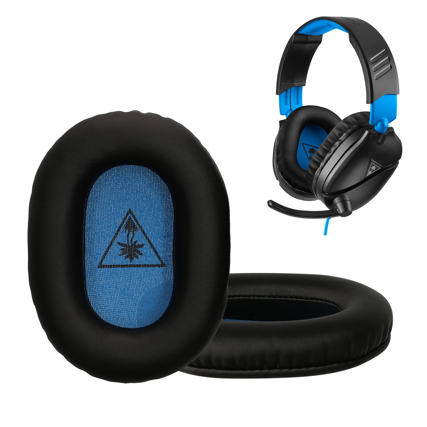kwmobile Ear Pads for Turtle Beach Recon 70 / Recon 50 / Recon 60P / Stealth 500 / 600 / 700 Ear Cushions Replacement Headphone Spare Parts Over Ear Headphones