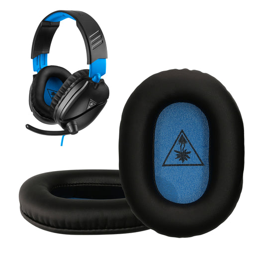 kwmobile 2x Ohr Polster für Turtle Beach Recon 70 / Recon 50 / Recon 60P / Stealth 500 / 600 / 700 Ohrpolster - Ersatz Ohrpolster - Kopfhörer Ersatzteile - Kopfhörer Ersatzpolster für Over Ear Headphones Schwarz  