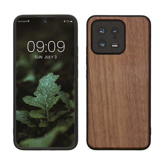 Xiaomi 13 5G Walnut Wood Case with TPU Bumper