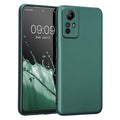 kwmobile Handyhülle für Xiaomi Redmi Note 12S Hülle - weiche Silikon Case metallisch schimmernd - Schutzhülle Cover - Metallic Petrol Metallic Petrol  