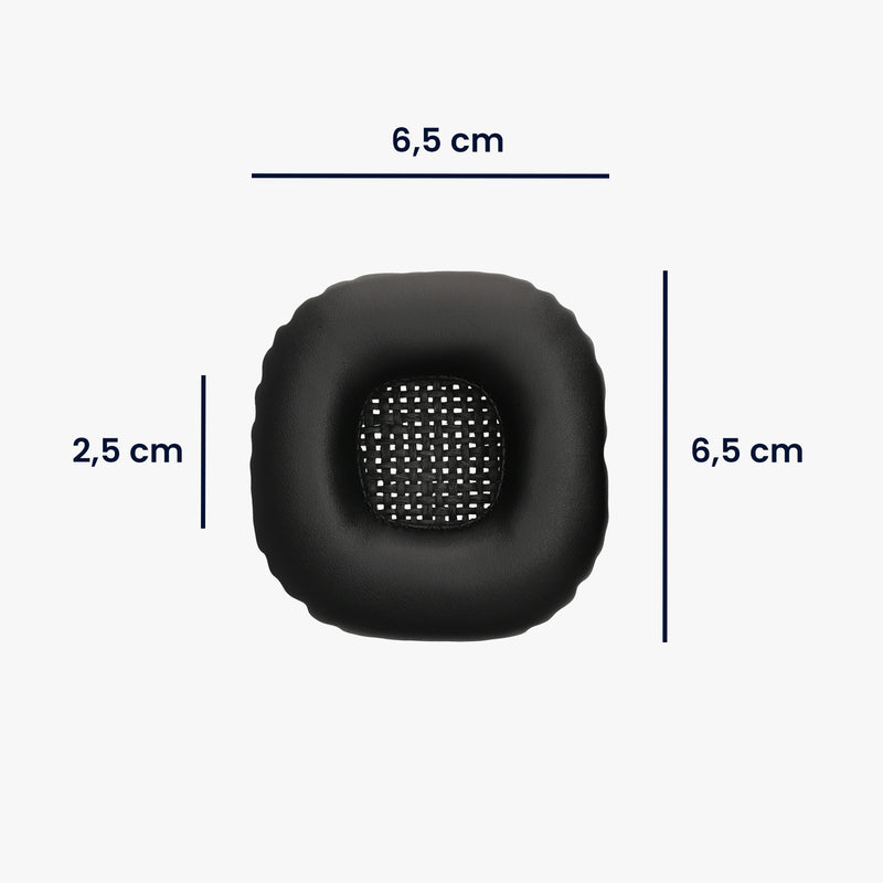 kwmobile Ohr Polster für Marshall Major II / Major 2 Ohrpolster Ersatz Ohrpolster Kopfhörer Ersatzteile Kopfhörer Ersatzpolster Over Ear Headphones