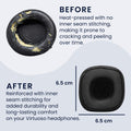 kwmobile Ear Pads for Marshall Major III / Major 3 Ear Cushions Replacement Ear Pads Headphone Spare Parts Headphone Replacement Cushions Over Ear Headphones
