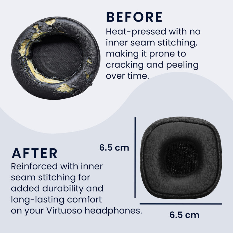 kwmobile Ear Pads for Marshall Major III / Major 3 Ear Cushions Replacement Ear Pads Headphone Spare Parts Headphone Replacement Cushions Over Ear Headphones