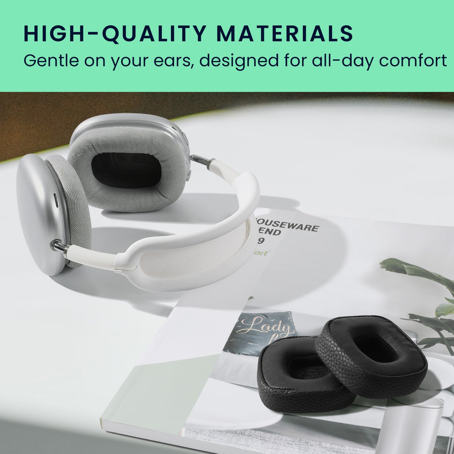 kwmobile Ear Pads for Marshall Major III / Major 3 Ear Cushions Replacement Ear Pads Headphone Spare Parts Headphone Replacement Cushions Over Ear Headphones