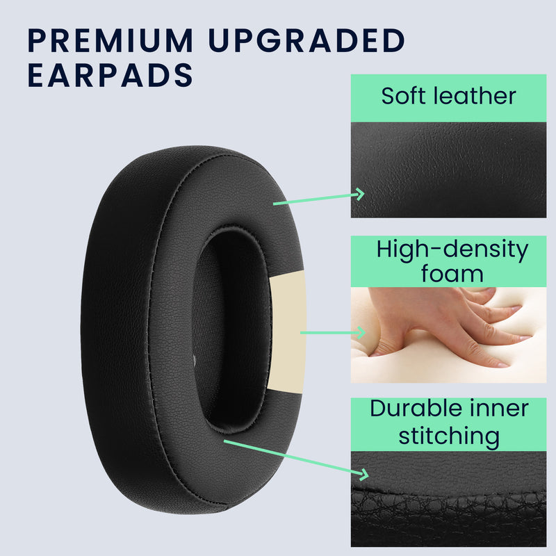 kwmobile Ear Pads for JBL Tune T760NC / T750BTNC / T710BT / T700BT Ear Cushion Replacement Parts Over Ear Headphones