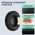 kwmobile Ear Pads for JBL LIVE 460NC / LIVE400BT Ear Cushions Replacement Headphone Spare Parts Over Ear Headphones