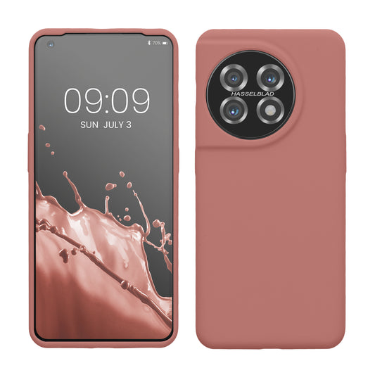 kwmobile Phone Case for OnePlus 11 - Silicone Case - Wireless Charging - Protective Cover