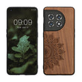 OnePlus 11 Rising Sun Wood Hard Case with TPU Bumper
