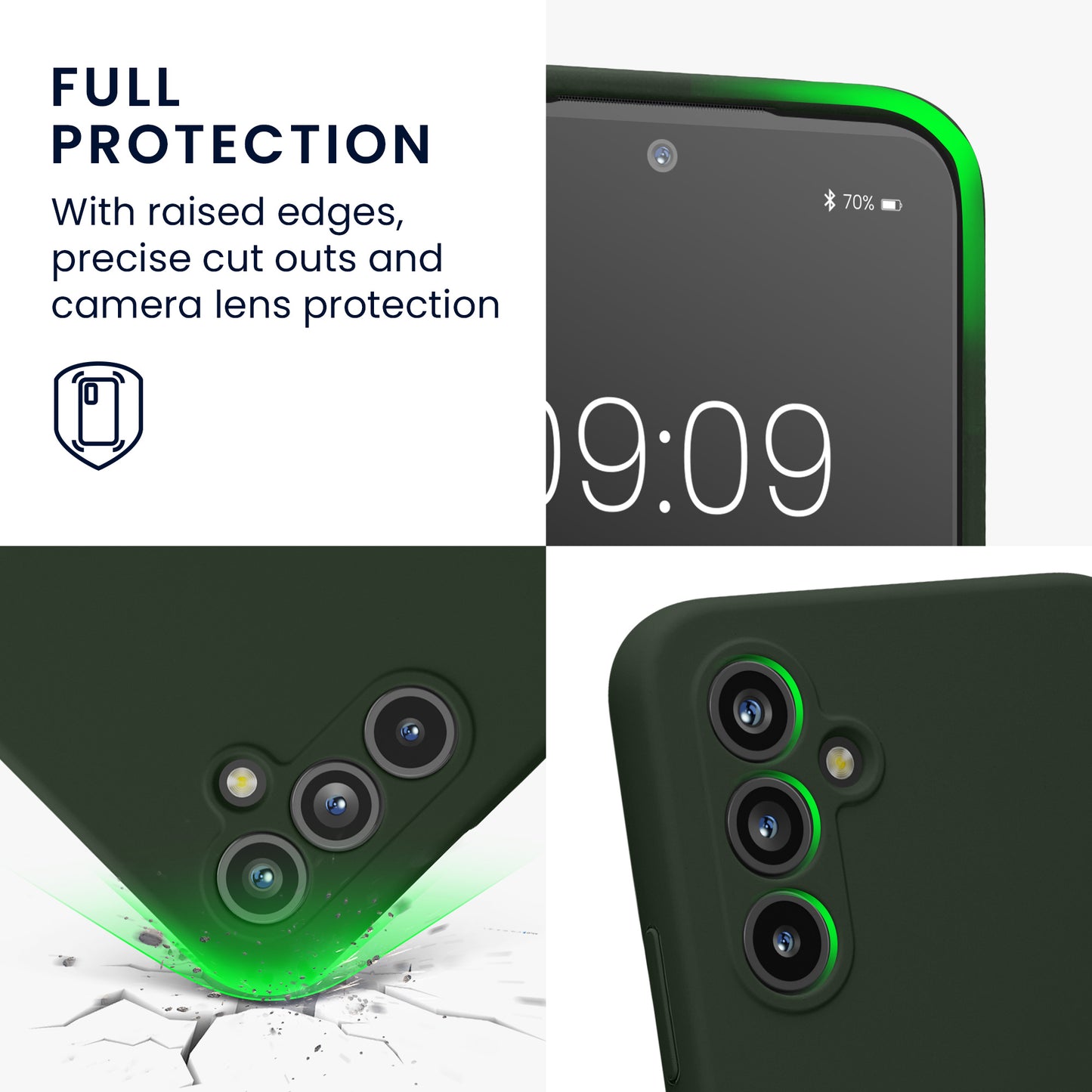 Samsung Galaxy A54 5G Silicone Phone Case with Camera Protection