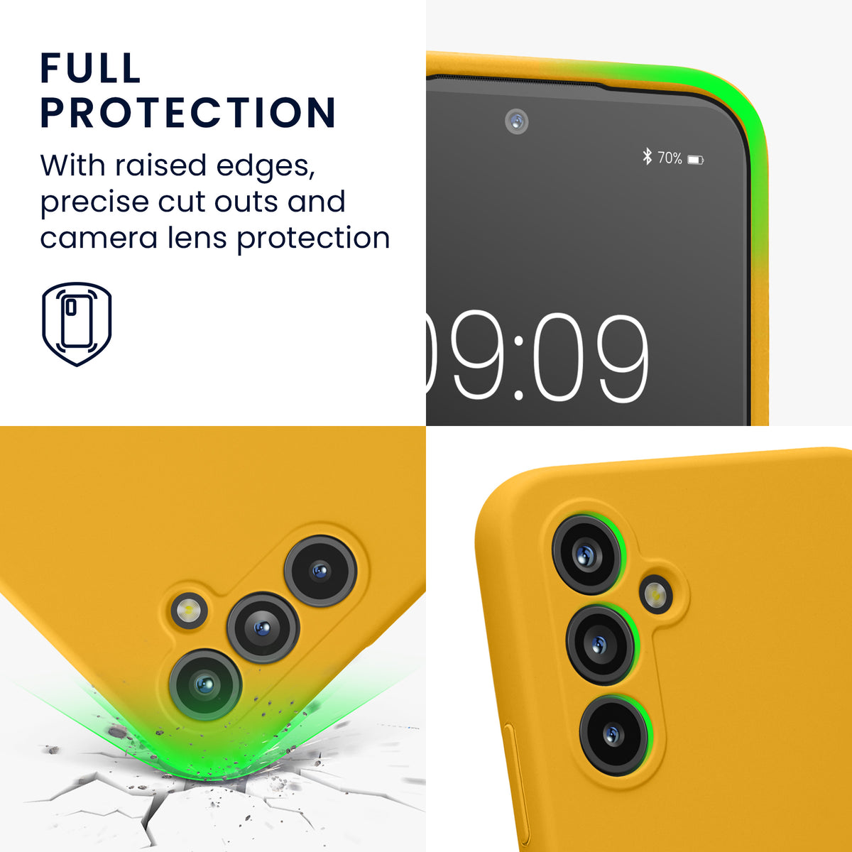 Samsung Galaxy A54 5G Silicone Phone Case with Camera Protection