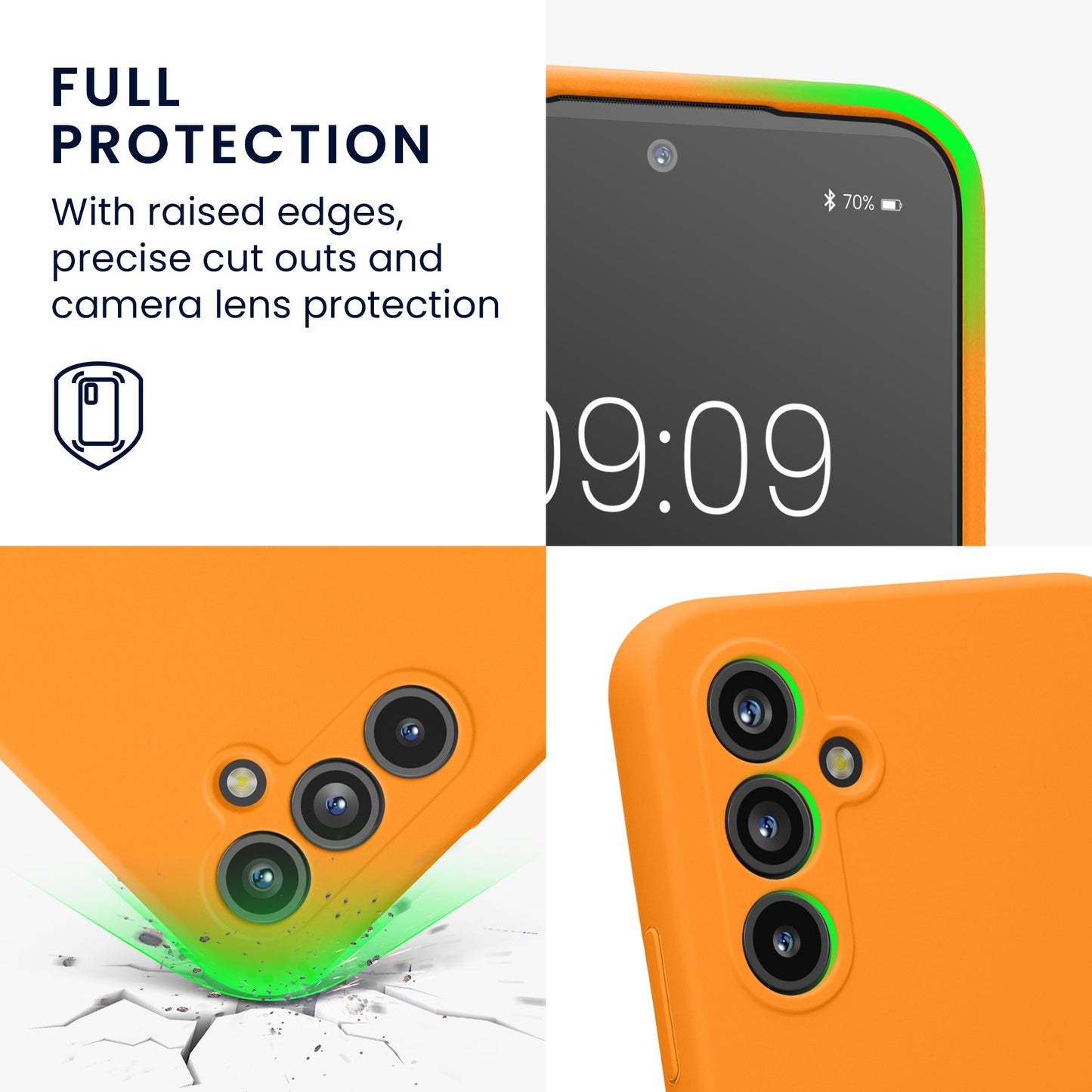 Samsung Galaxy A54 5G Silicone Phone Case with Camera Protection