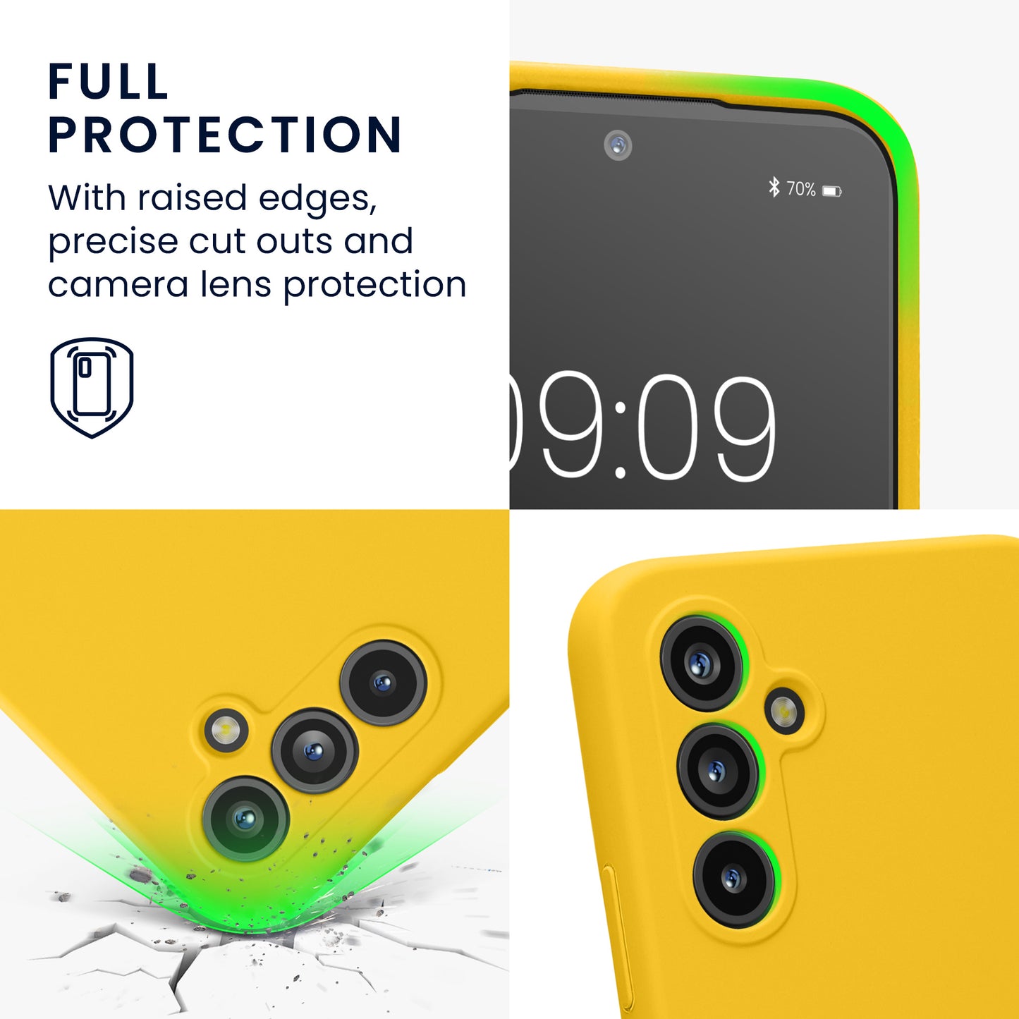Samsung Galaxy A54 5G Silicone Phone Case with Camera Protection