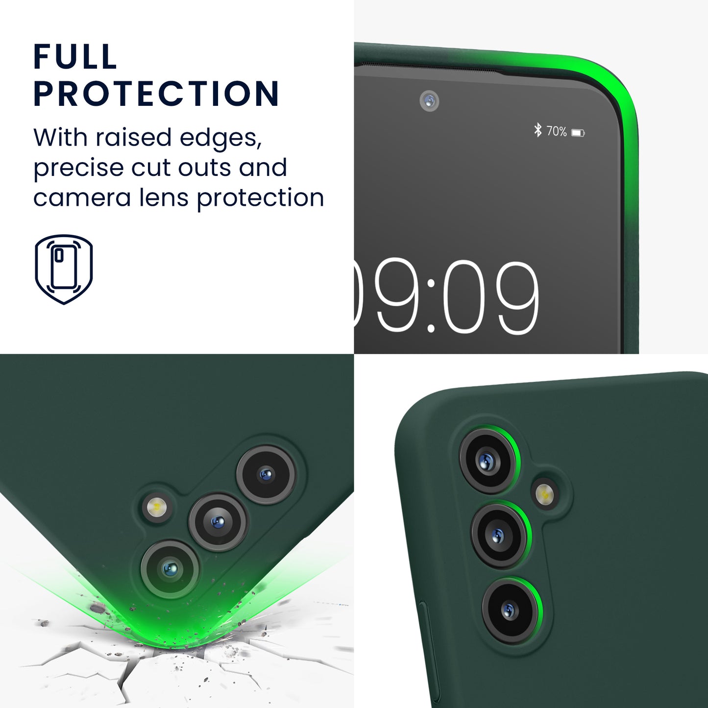 Samsung Galaxy A54 5G Silicone Phone Case with Camera Protection