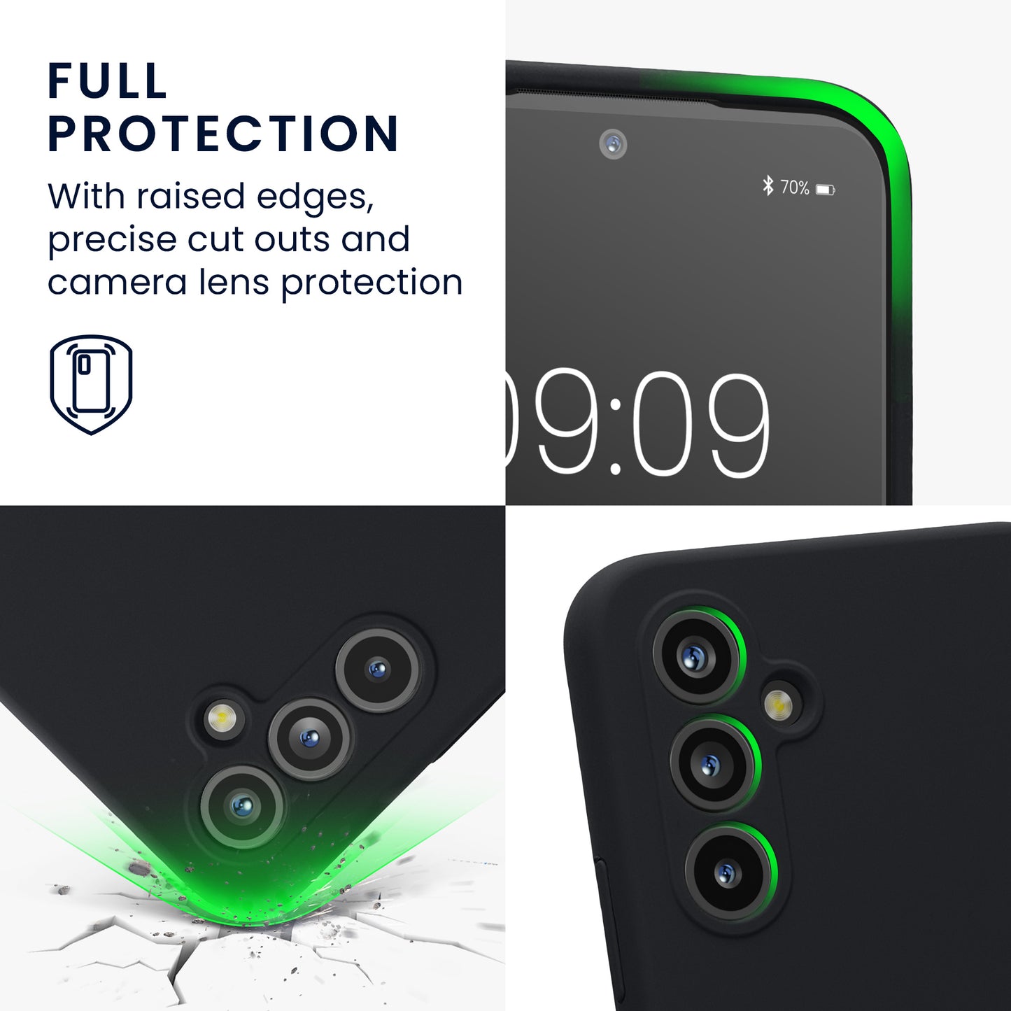 Samsung Galaxy A54 5G Silicone Phone Case with Camera Protection