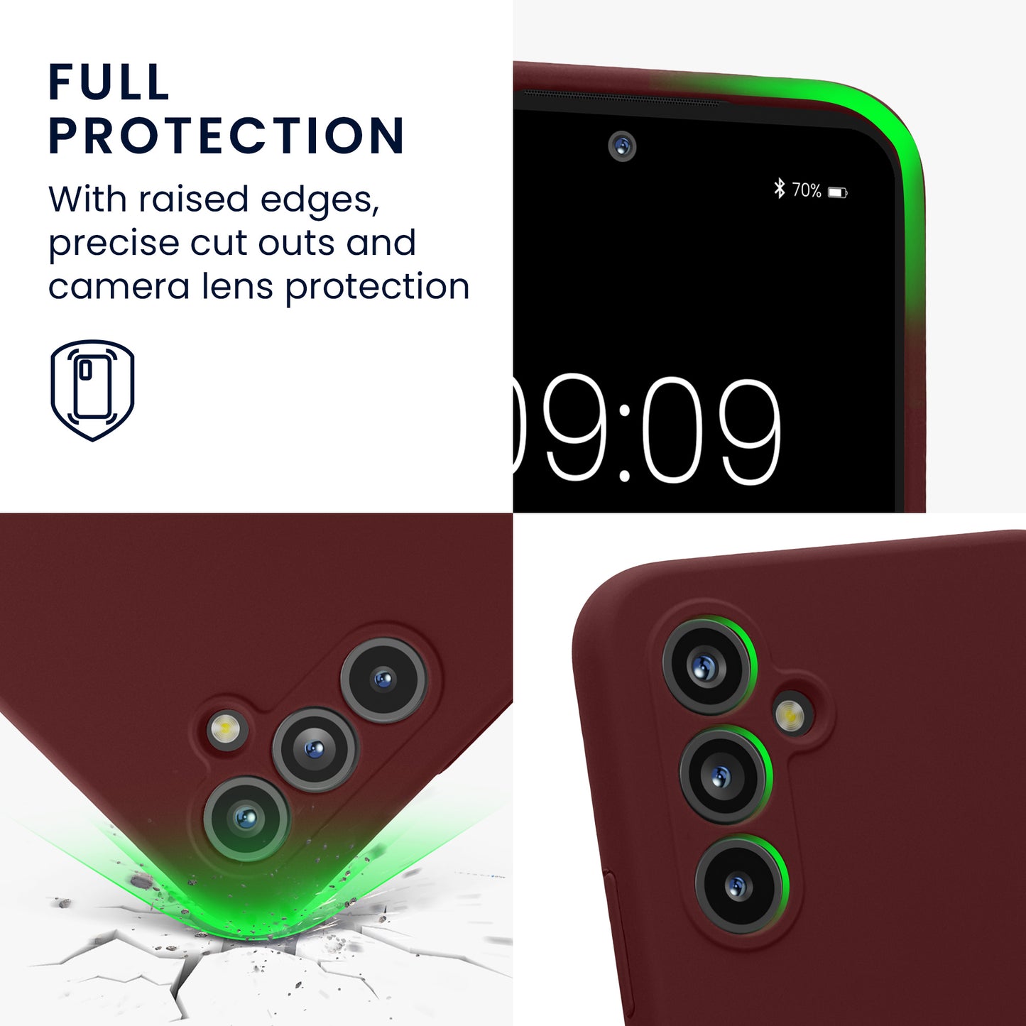 Samsung Galaxy A54 5G Silicone Phone Case with Camera Protection