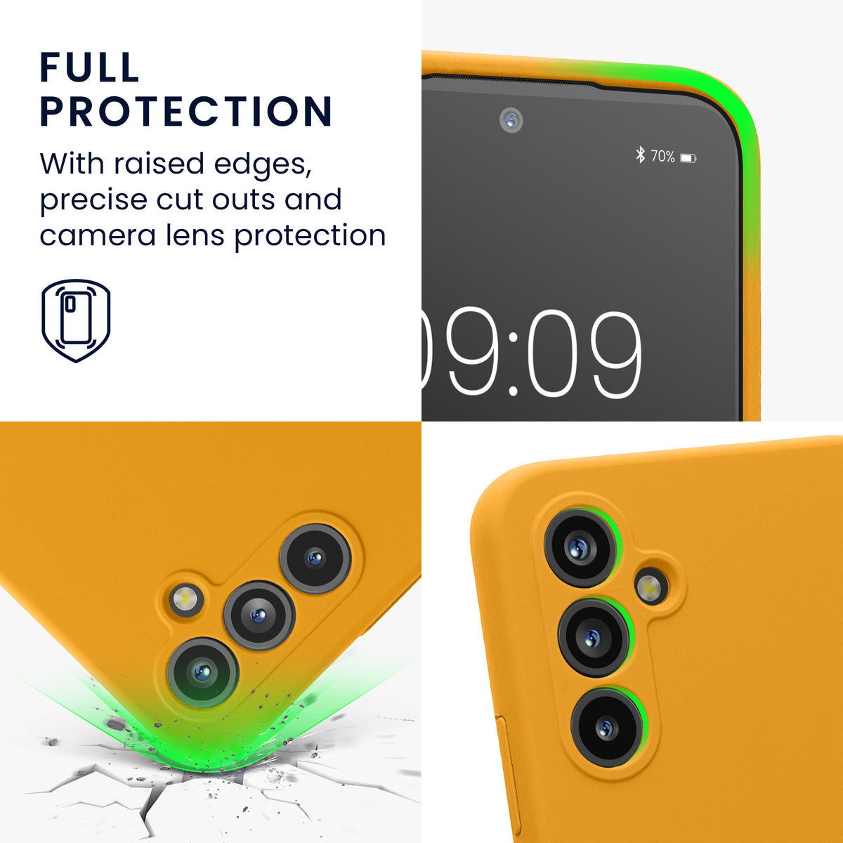 Samsung Galaxy A54 5G Silicone Phone Case with Camera Protection