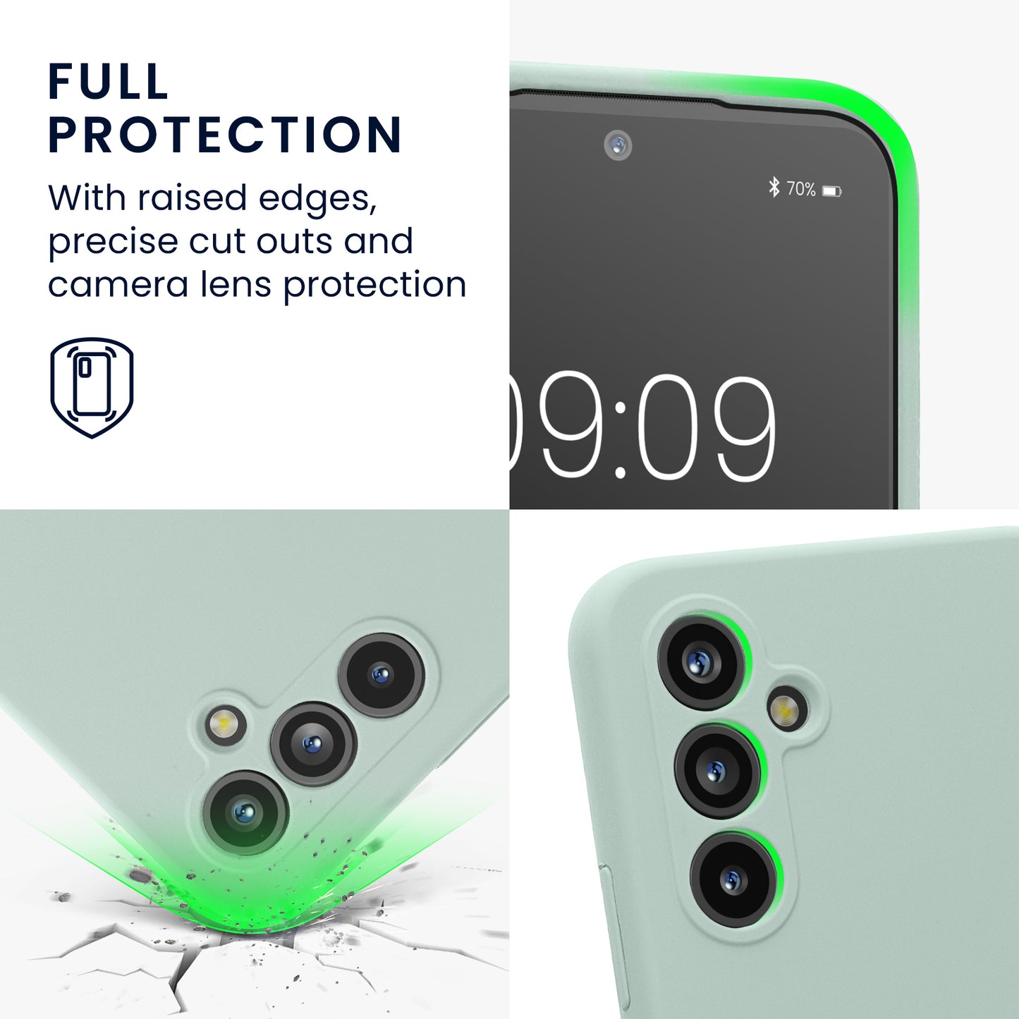 Samsung Galaxy A54 5G Silicone Phone Case with Camera Protection