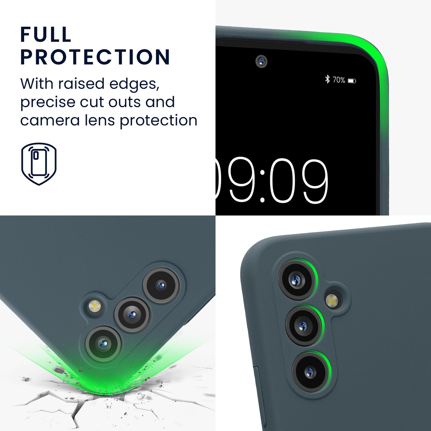 Samsung Galaxy A54 5G Silicone Phone Case with Camera Protection