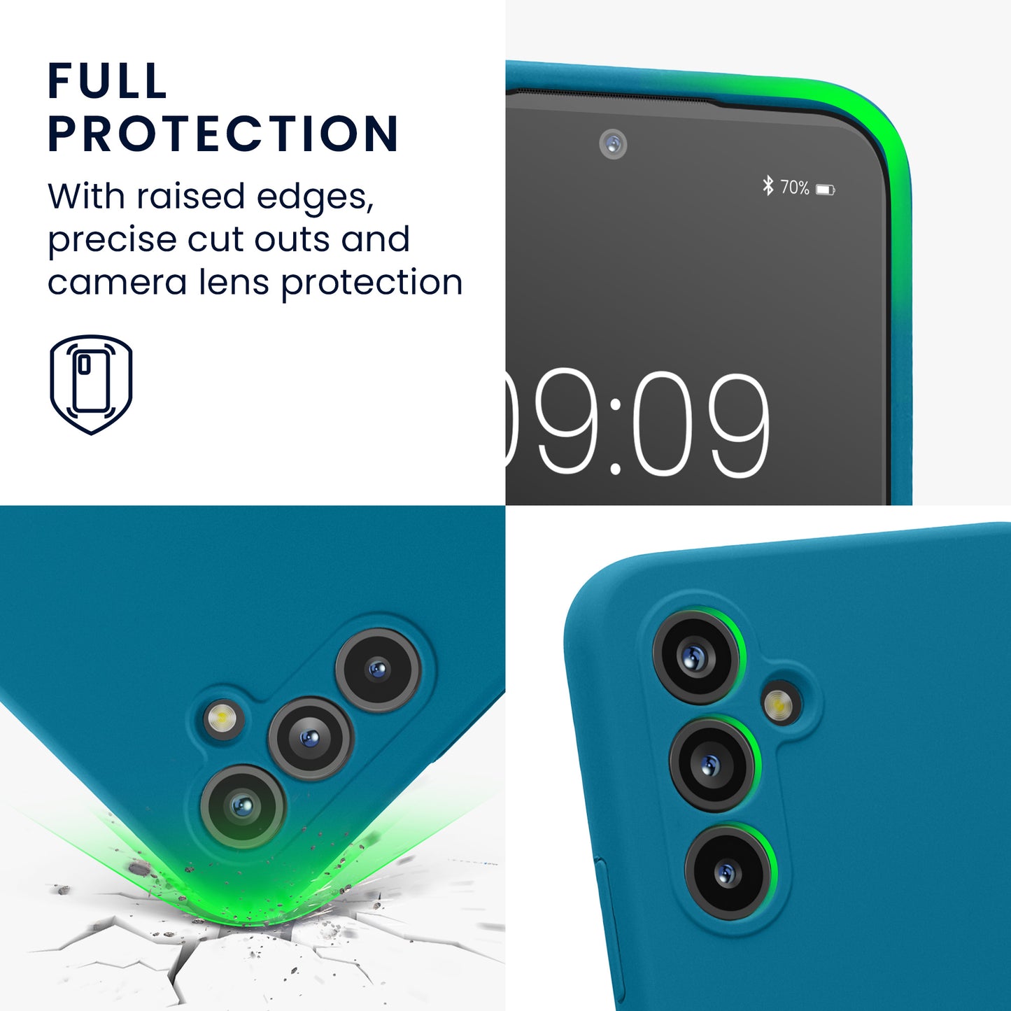 Samsung Galaxy A54 5G Silicone Phone Case with Camera Protection