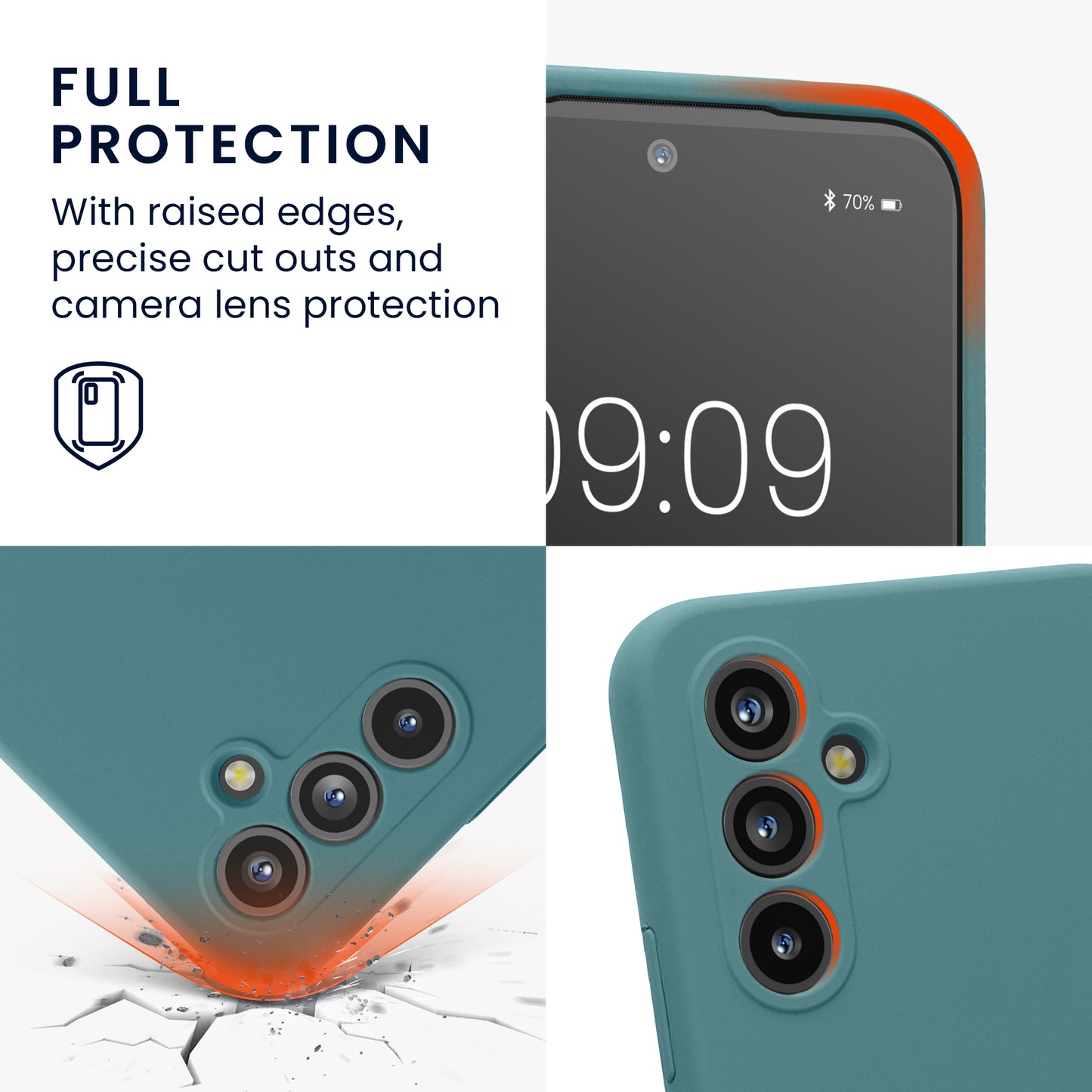 Samsung Galaxy A54 5G Silicone Phone Case with Camera Protection