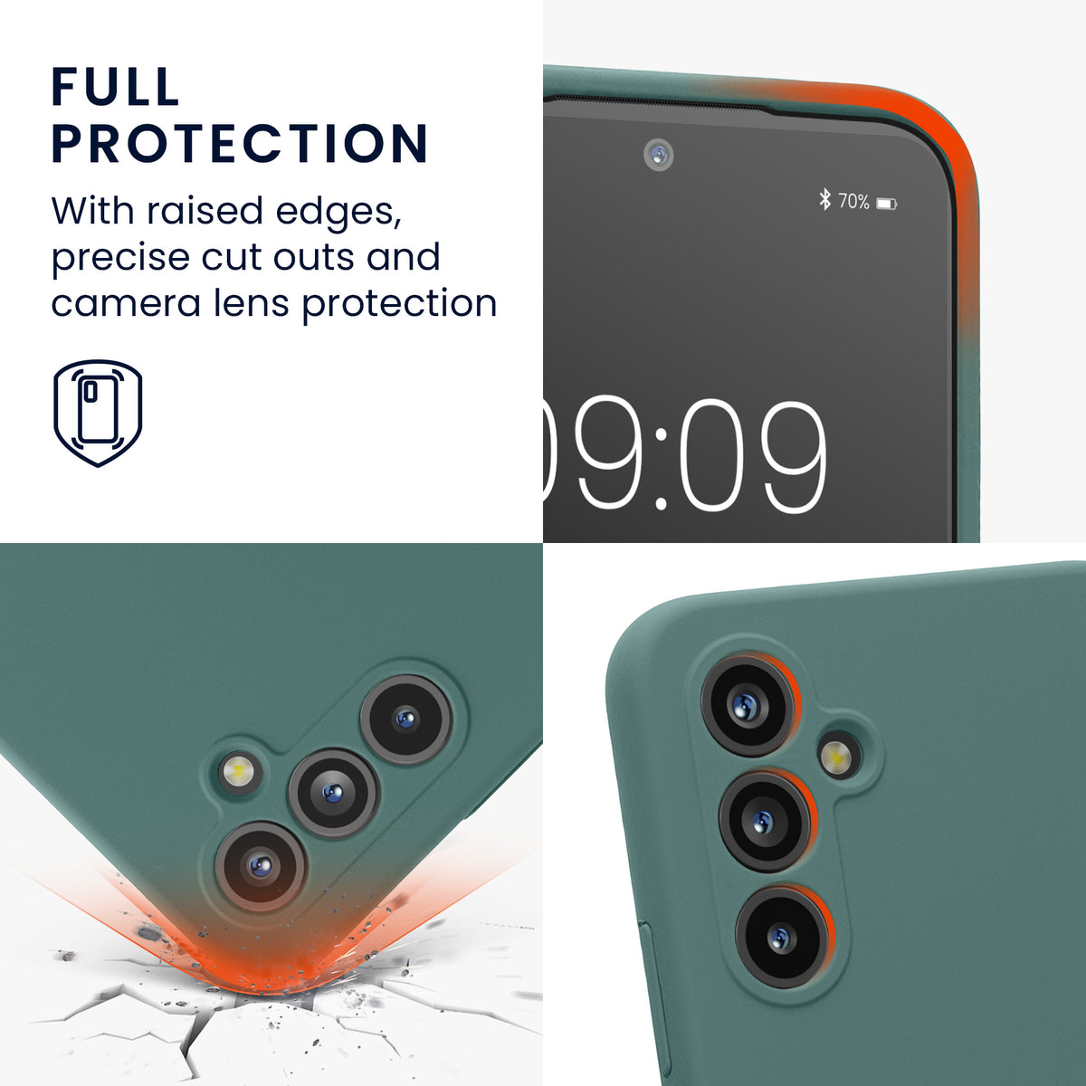 Samsung Galaxy A54 5G Silicone Phone Case with Camera Protection