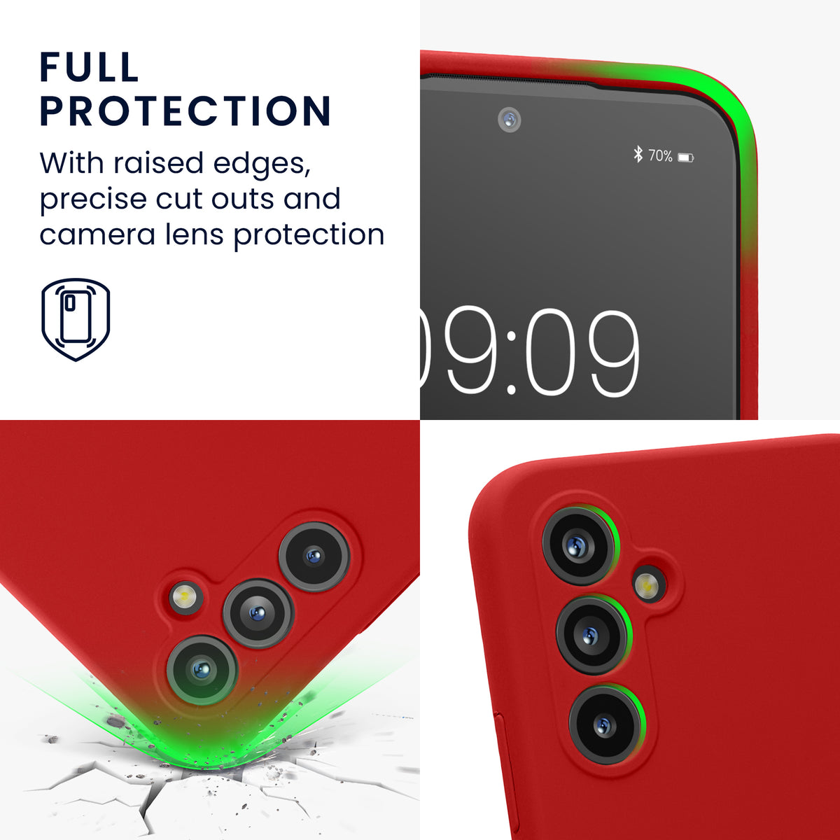 Samsung Galaxy A54 5G Silicone Phone Case with Camera Protection